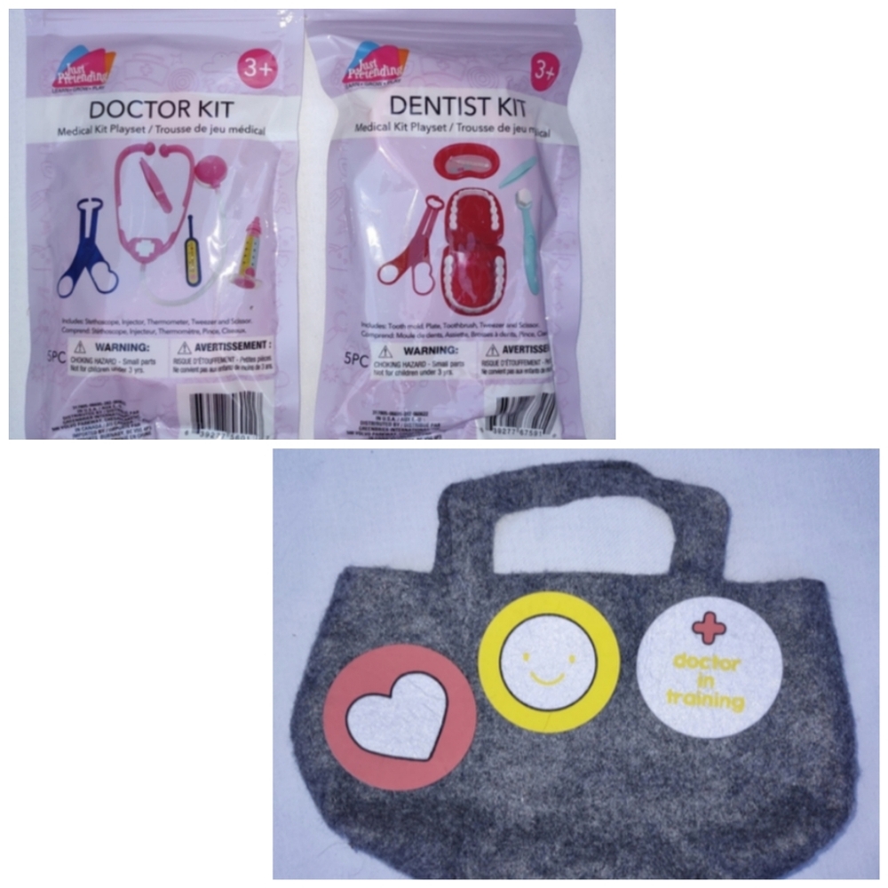 Doctor in Training Set Learn Exploration Imagination Play Toy Dentist Nurse